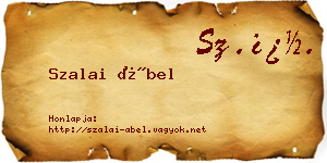 Szalai Ábel névjegykártya